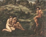 Edward Burne-Jones the garden of pan oil painting
